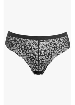 Koronkowe majtki damskie typu brazyliany czarne Ortensia, Kolor czarny, Rozmiar S, Pierre Cardin ze sklepu Primodo w kategorii Majtki damskie - zdjęcie 188780123