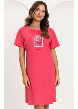 Bawełniana koszula damska malinowa 174, Kolor malinowy, Rozmiar M, Regina ze sklepu Primodo w kategorii Koszule nocne - zdjęcie 188780341