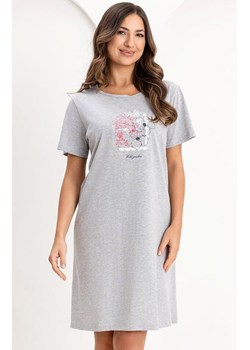 Bawełniana koszula damska szary melanż 174, Kolor szary melanż, Rozmiar M, Regina ze sklepu Primodo w kategorii Koszule nocne - zdjęcie 188780343