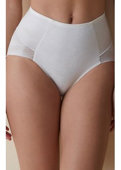 Modelujące figi z wysokim stanem białe Violeta Faja, Kolor perłowy, Rozmiar L, Selene ze sklepu Primodo w kategorii Majtki damskie - zdjęcie 188781052