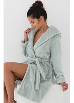 Krótki szlafrok damski Garden, Kolor miętowy, Rozmiar L/XL, SENSIS ze sklepu Primodo w kategorii Szlafroki damskie - zdjęcie 188781413