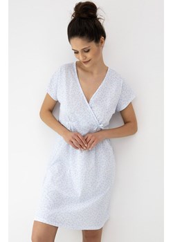 Sensis bawełniana koszula nocna Michaela, Kolor biało-niebieski, Rozmiar S, SENSIS ze sklepu Primodo w kategorii Koszule nocne - zdjęcie 188781611