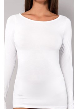 Bluzka damska z długim rękawem biała Today 6014, Kolor biały, Rozmiar S, Sielei ze sklepu Primodo w kategorii Bluzki damskie - zdjęcie 188782324