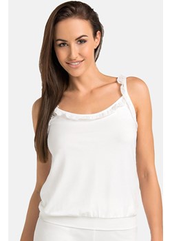 Top damski koszulka do spania ecru Sleepy, Kolor ecru, Rozmiar L, Teyli ze sklepu Primodo w kategorii Piżamy damskie - zdjęcie 188783822