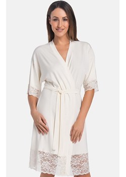 Szlafrok damski ecru Gloria, Kolor ecru, Rozmiar L, Teyli ze sklepu Primodo w kategorii Szlafroki damskie - zdjęcie 188783833