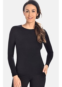 Czarna bluzka damska z długim rękawem Aria 5503, Kolor czarny, Rozmiar 3XL, Teyli ze sklepu Primodo w kategorii Bluzki damskie - zdjęcie 188783844