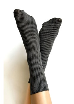 Skarpetki damskie szare PEPITONE, Kolor szary, Rozmiar uniwersalny, Veneziana ze sklepu Primodo w kategorii Skarpetki damskie - zdjęcie 188785390