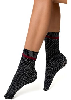 Skarpetki damskie czarno-szare Mirabella 40 DEN, Kolor czarno-szary, Rozmiar uniwersalny, Veneziana ze sklepu Primodo w kategorii Skarpetki damskie - zdjęcie 188785491