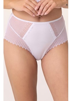Koronkowe figi damskie wysokie białe 222, Kolor biały, Rozmiar S, Babell ze sklepu Intymna w kategorii Majtki damskie - zdjęcie 188786004