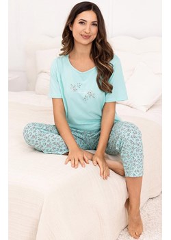 Bawełniana piżama damska zielona 736, Kolor zielony, Rozmiar M, Regina ze sklepu Intymna w kategorii Piżamy damskie - zdjęcie 188786120