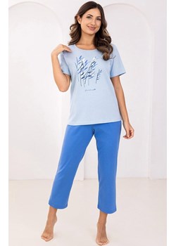 Bawełniana piżama damska niebieska 740, Kolor niebieski, Rozmiar M, Regina ze sklepu Intymna w kategorii Piżamy damskie - zdjęcie 188786150