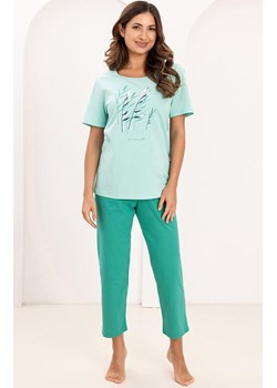 Bawełniana piżama damska zielona 740, Kolor zielony, Rozmiar M, Regina ze sklepu Intymna w kategorii Piżamy damskie - zdjęcie 188786153