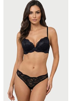 Koronkowy komplet bielizny damskiej z brazylianami czarny Delice, Kolor czarny, Rozmiar 80B/38, Sielei ze sklepu Intymna w kategorii Komplety bielizny damskiej - zdjęcie 188786171