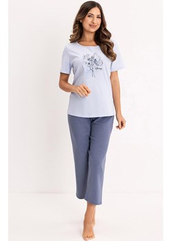 Bawełniana piżama damska niebieska 739, Kolor niebieski, Rozmiar S, Regina ze sklepu Primodo w kategorii Piżamy damskie - zdjęcie 188786442