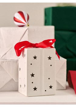 Sinsay - Dekoracyjna lampa stołowa LED z motywem świątecznym - biały ze sklepu Sinsay w kategorii Dekoracje bożonarodzeniowe - zdjęcie 188786573