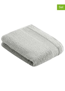 Vossen Ręczniki (2 szt.) "Balance" w kolorze szarym dla gości ze sklepu Limango Polska w kategorii Ręczniki - zdjęcie 188787660