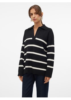 Vero Moda Sweter "Luna" w kolorze czarno-białym ze sklepu Limango Polska w kategorii Swetry damskie - zdjęcie 188788890