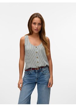 Vero Moda Top w kolorze biało-zielonym ze sklepu Limango Polska w kategorii Bluzki damskie - zdjęcie 188789674
