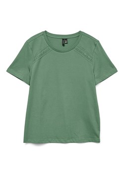 Vero Moda Koszulka w kolorze zielonym ze sklepu Limango Polska w kategorii Bluzki damskie - zdjęcie 188789743