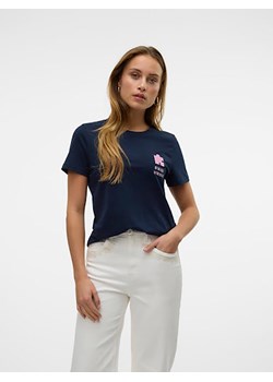 Vero Moda Koszulka w kolorze granatowym ze sklepu Limango Polska w kategorii Bluzki damskie - zdjęcie 188789791