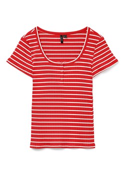 Vero Moda Koszulka "Sea" w kolorze czerwonym ze sklepu Limango Polska w kategorii Bluzki damskie - zdjęcie 188789844
