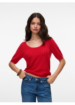 Vero Moda Koszulka w kolorze czerwonym ze sklepu Limango Polska w kategorii Bluzki damskie - zdjęcie 188789912