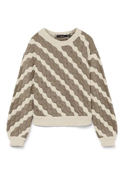 Vero Moda Sweter w kolorze beżowo-oliwkowym ze sklepu Limango Polska w kategorii Swetry damskie - zdjęcie 188790032