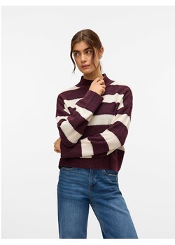 Vero Moda Sweter w kolorze bordowo-kremowym ze sklepu Limango Polska w kategorii Swetry damskie - zdjęcie 188790264