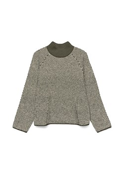 Vero Moda Sweter w kolorze khaki ze sklepu Limango Polska w kategorii Swetry damskie - zdjęcie 188790301