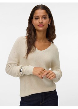 Vero Moda Sweter w kolorze beżowym ze sklepu Limango Polska w kategorii Swetry damskie - zdjęcie 188790570