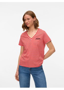 Vero Moda Koszulka w kolorze czerwonym ze sklepu Limango Polska w kategorii Bluzki damskie - zdjęcie 188790640