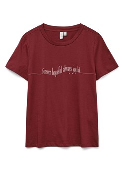 Vero Moda Koszulka w kolorze czerwonym ze sklepu Limango Polska w kategorii Bluzki damskie - zdjęcie 188790752