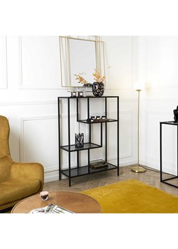 Rétro Chic Regał stojący w kolorze czarnym - 80 x 113 x 30 cm ze sklepu Limango Polska w kategorii Regały i witryny - zdjęcie 188791393