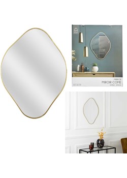 Rétro Chic Lustro ścienne w kolorze złotym - 44 x 60 cm ze sklepu Limango Polska w kategorii Lustra - zdjęcie 188791421