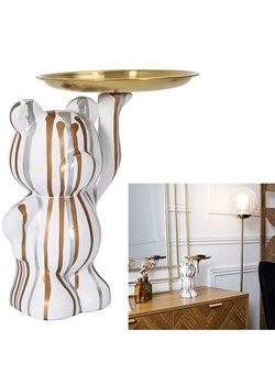 The Concept Factory Figurka dekoracyjna w kolorze złoto-białym - wys. 19 cm ze sklepu Limango Polska w kategorii Dekoracje - zdjęcie 188791453