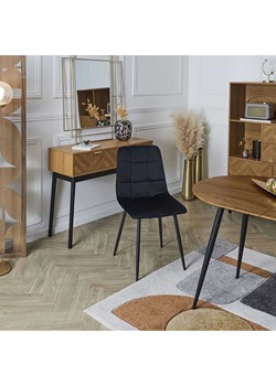 Rétro Chic Krzesło "Mateo" w kolorze czarnym - 45 x 88 x 52 cm ze sklepu Limango Polska w kategorii Meble - zdjęcie 188791561