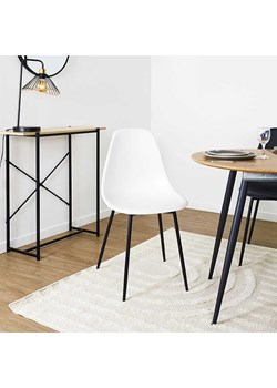 THE HOME DECO FACTORY Krzesło w kolorze białym - 50,7 x 84,8 x 45,5 cm ze sklepu Limango Polska w kategorii Meble - zdjęcie 188791633