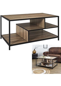 Rétro Chic Ława "Edison" w kolorze brązowym - 90 x 42 x 55 cm ze sklepu Limango Polska w kategorii Stoliki kawowe - zdjęcie 188792160