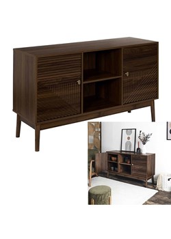 THE HOME DECO FACTORY Komoda "Tiffany" w kolorze brązowym - 120 x 70 x 40 cm ze sklepu Limango Polska w kategorii Meble - zdjęcie 188792252