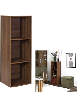 Rétro Chic Regał stojący w kolorze brązowym - 34 x 97,8 x 31,8 cm ze sklepu Limango Polska w kategorii Regały i witryny - zdjęcie 188792272