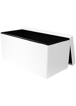 Rétro Chic Skrzynia w kolorze białym do siedzenia - 76 x 38 x 38 cm ze sklepu Limango Polska w kategorii Meble - zdjęcie 188792491