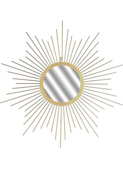 Rétro Chic Lustro ścienne w kolorze złotym - Ø 66 cm ze sklepu Limango Polska w kategorii Lustra - zdjęcie 188792502