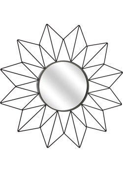 Rétro Chic Lustro ścienne w kolorze czarnym - Ø 49,5 cm ze sklepu Limango Polska w kategorii Lustra - zdjęcie 188792503