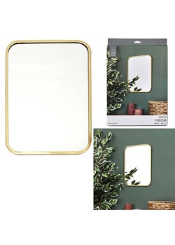 Rétro Chic Lustro w kolorze złotym - 34 x 25 cm ze sklepu Limango Polska w kategorii Lustra - zdjęcie 188792551