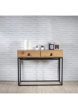 THE HOME DECO FACTORY Konsola "Abbott" w kolorze czarno-brązowym - 100 x 80,5 x 35 cm ze sklepu Limango Polska w kategorii Meble - zdjęcie 188792650