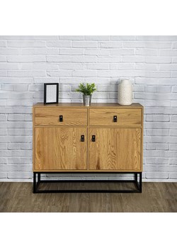 DOCK avenue Kredens "Abbott" w kolorze brązowo-czarnym - 100 x 80 x 29 cm ze sklepu Limango Polska w kategorii Meble - zdjęcie 188792680