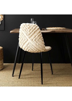 Ethnical Life Krzesło "Mora" w kolorze kremowym - 44 x 86 x 50 cm ze sklepu Limango Polska w kategorii Meble - zdjęcie 188793043