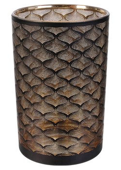 Rétro Chic Wazon "Aster" w kolorze czarnym - wys. 20 x Ø 12 cm ze sklepu Limango Polska w kategorii Wazony - zdjęcie 188793060