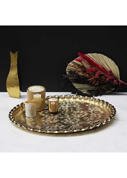 Make a Wish Taca w kolorze złotym -  Ø 47,5 cm ze sklepu Limango Polska w kategorii Misy i tace dekoracyjne - zdjęcie 188793081