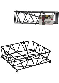 every ware Serwetnik w kolorze czarnym - 18,5 x 5,5 x 18,5 cm ze sklepu Limango Polska w kategorii Akcesoria kuchenne - zdjęcie 188793143